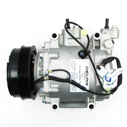 Compressor de ar condicionado Honda Fit 09 até 14 - Honda City 10>> Polia 5PK 1Y Delphi