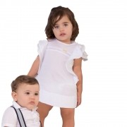 Vestido Bebê Branco Precoce