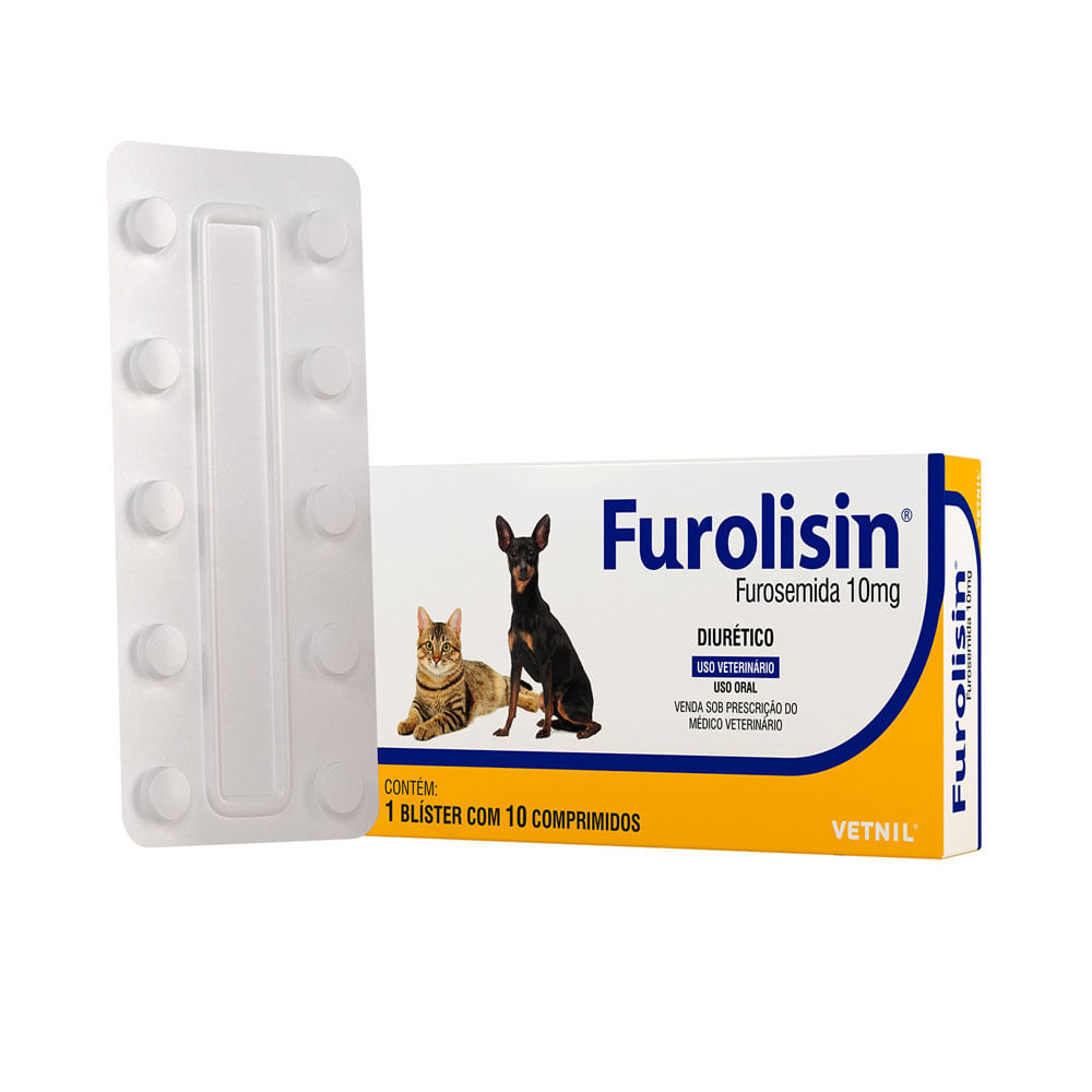 Furolisin Vetnil 10 comprimidos - 10 mg