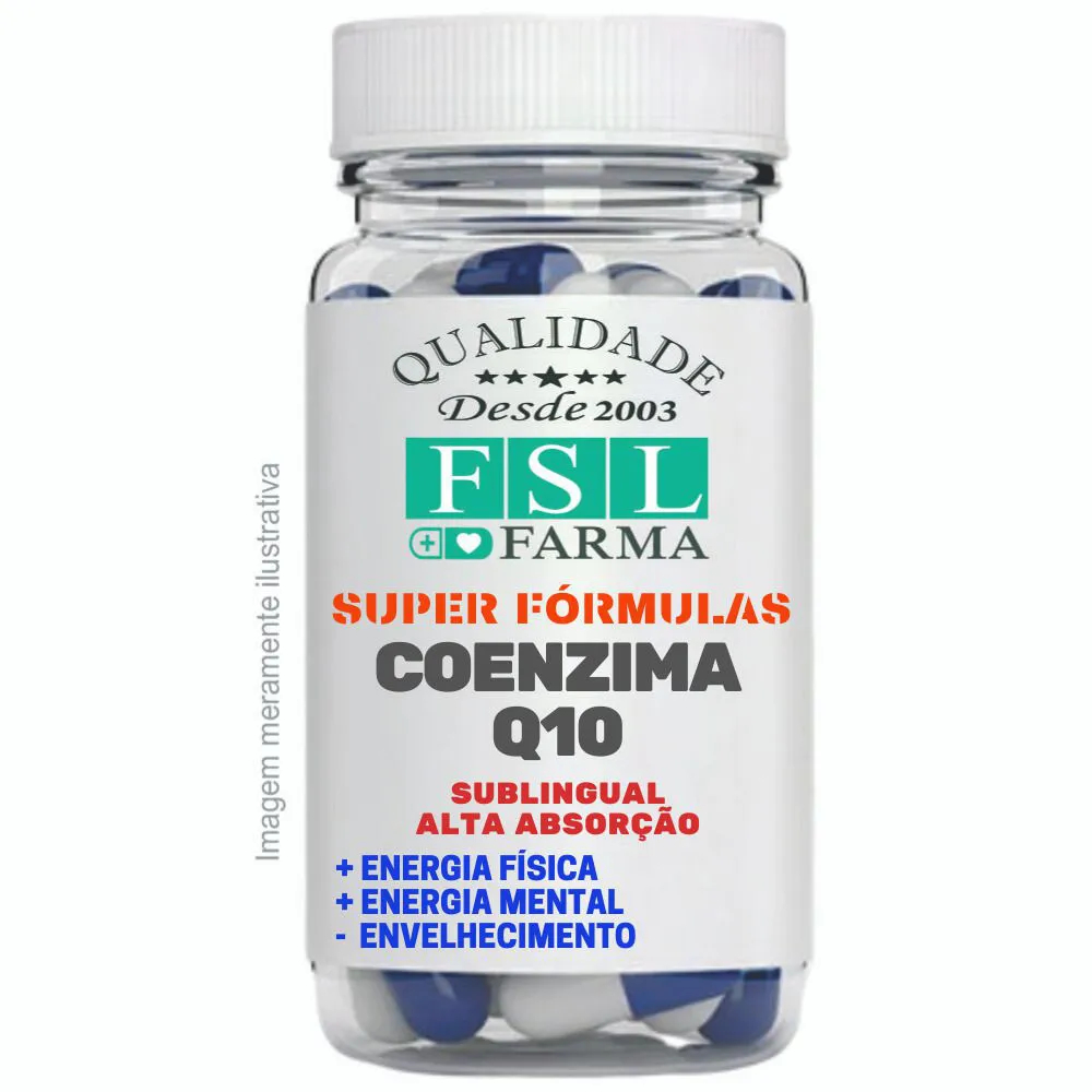 Coenzima Q10 Coq10 100mg Sublingual - 120 - FSL FARMA