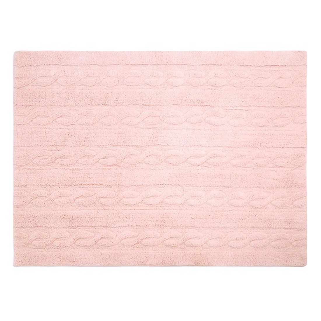 Tapete Lorena Canals Trança Rosa Soft 120 x 160 cm