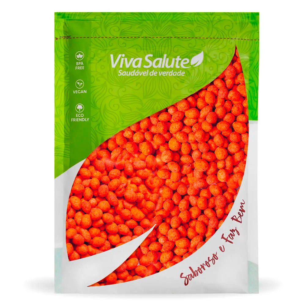 Amendoim Crocante Sabor Pimenta Viva Salute - 1Kg