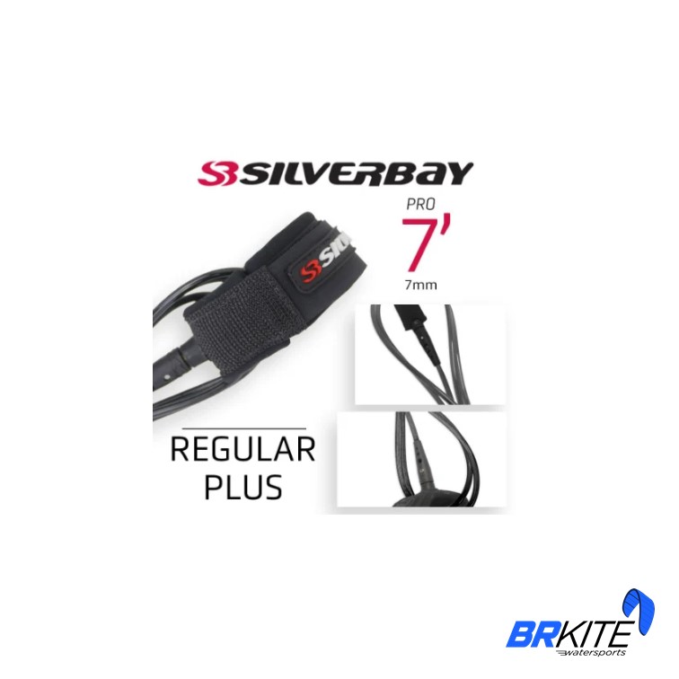SILVERBAY - LEASH SURF PRO REGULAR PLUS 7X7MM 
