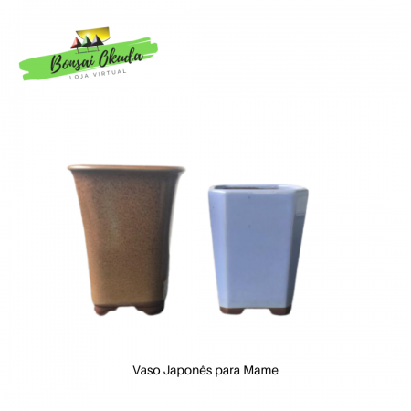 Vaso de Cerâmica Japonês MAME Cascata - Ref. J5990