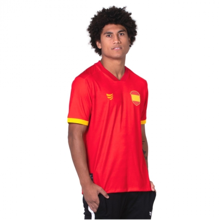 Camisa Da Espanha Masculina 2022 Copa Campeões Do Mundo Super Bolla