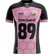 Camisa Of. Ijuí Drones Tryout Masc. Outubro Rosa