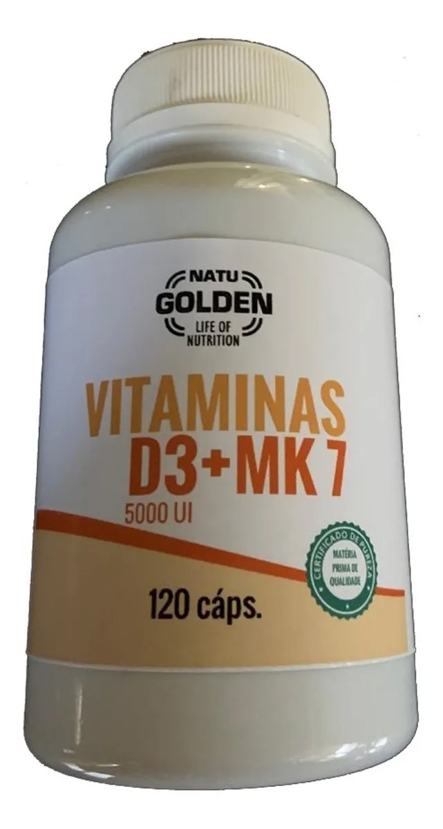 Vitamina D3 5000 Ui + Vitamina Menakinona K2 - Imunidade Para Corpo  - ACTIONLTDA
