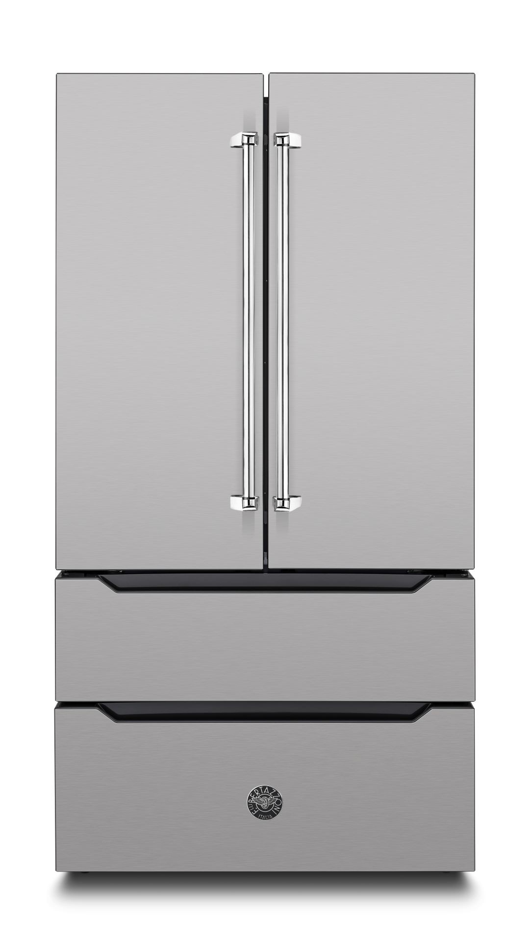 Refrigerador French Door Master Bertazzoni inox 636L 2 gavetas freeze  inverter com ice maker automática 127V
