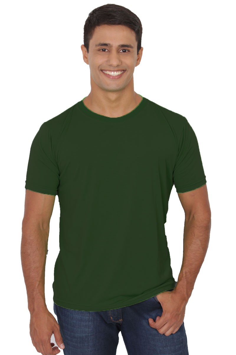 Camiseta Malha PV - Verde Escuro