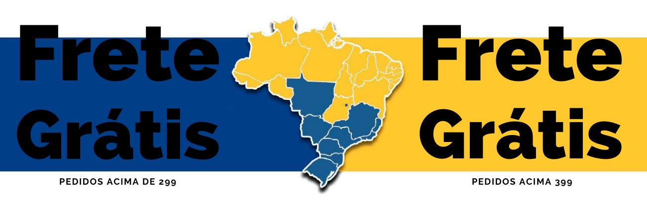 Regiões Sul, Sudeste  e MT, MS e DF Nas compras acima de R$ 299,00  você ganha a entrega! Demais regiões do Brasil Nas compras acima de R$ 399,00  você ganha a entrega!