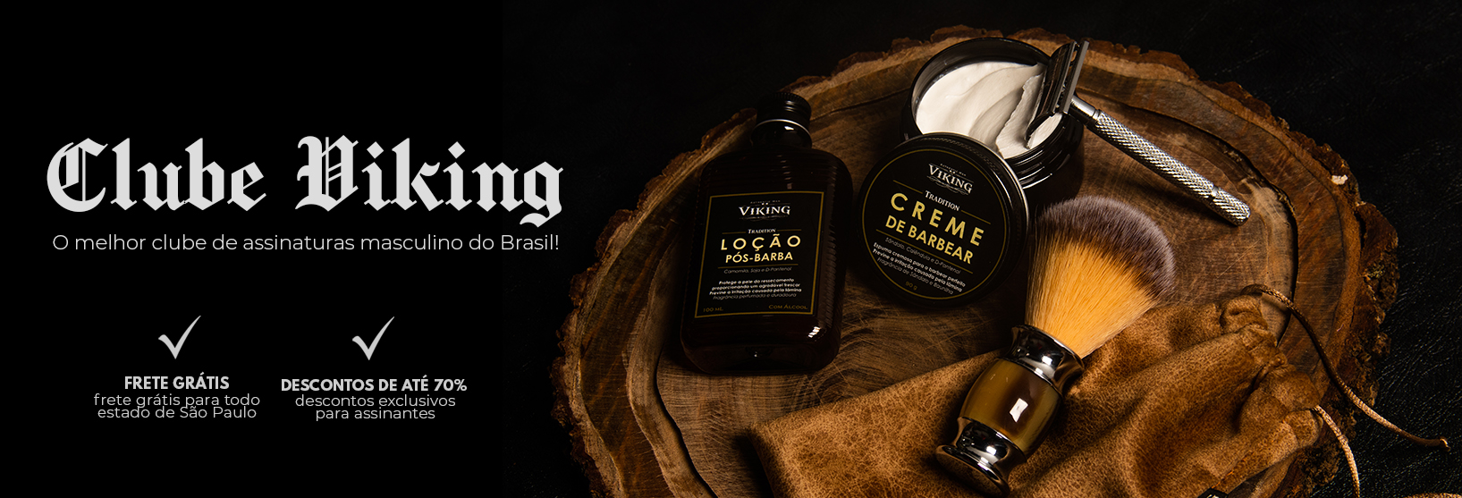 Clube de assinaturas Viking Brand! Entrega em todo Brasil