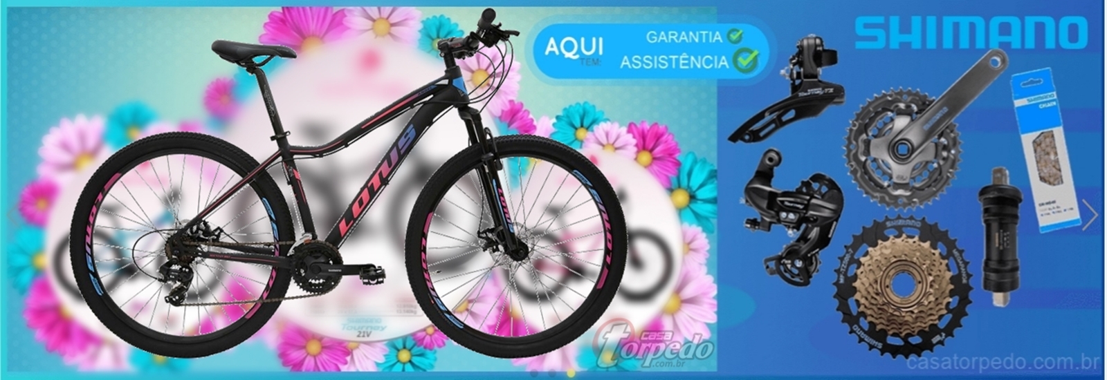 Super Preço! Bicicleta LOTUS ANGEL aro 29 - quadro garantia vitalicia