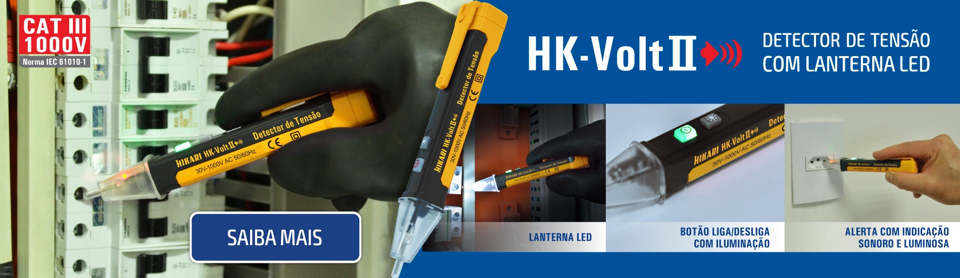 Testador Elétrico Hikari HK-Volt II