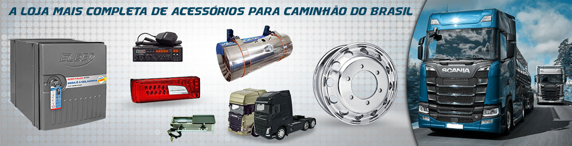 A loja mais completa de acessórios para caminhão do Brasil