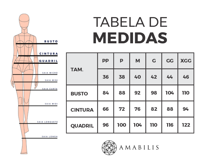 Tabela de Medidas