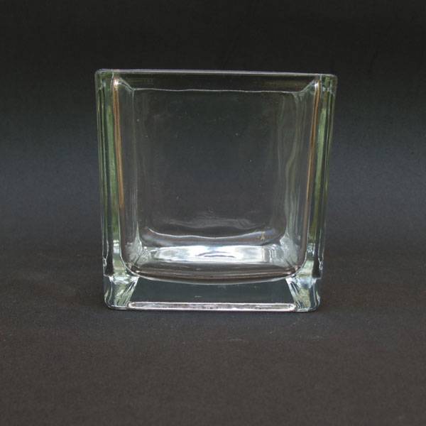 Vaso de Vidro Quadrado 10x10