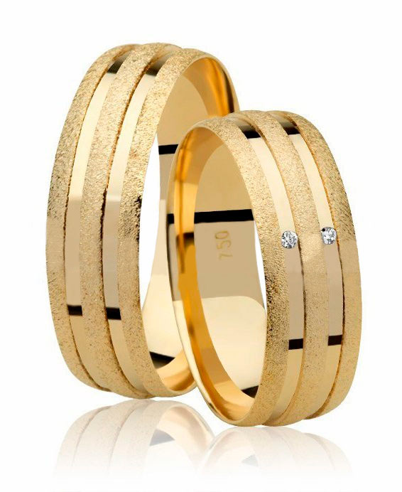 Aliança de Casamento Joy Ouro 18k Diamantada - Unitária (5mm)