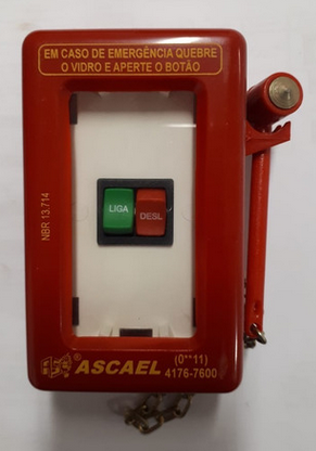 Botoeira bomba (LIGA/DESL) - ABS ABAC-A 0071 - Ascael