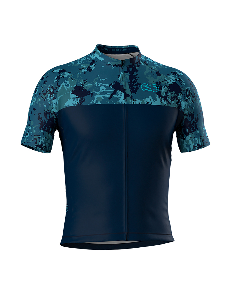 Camisa de Ciclismo Confort - Blue Camufle