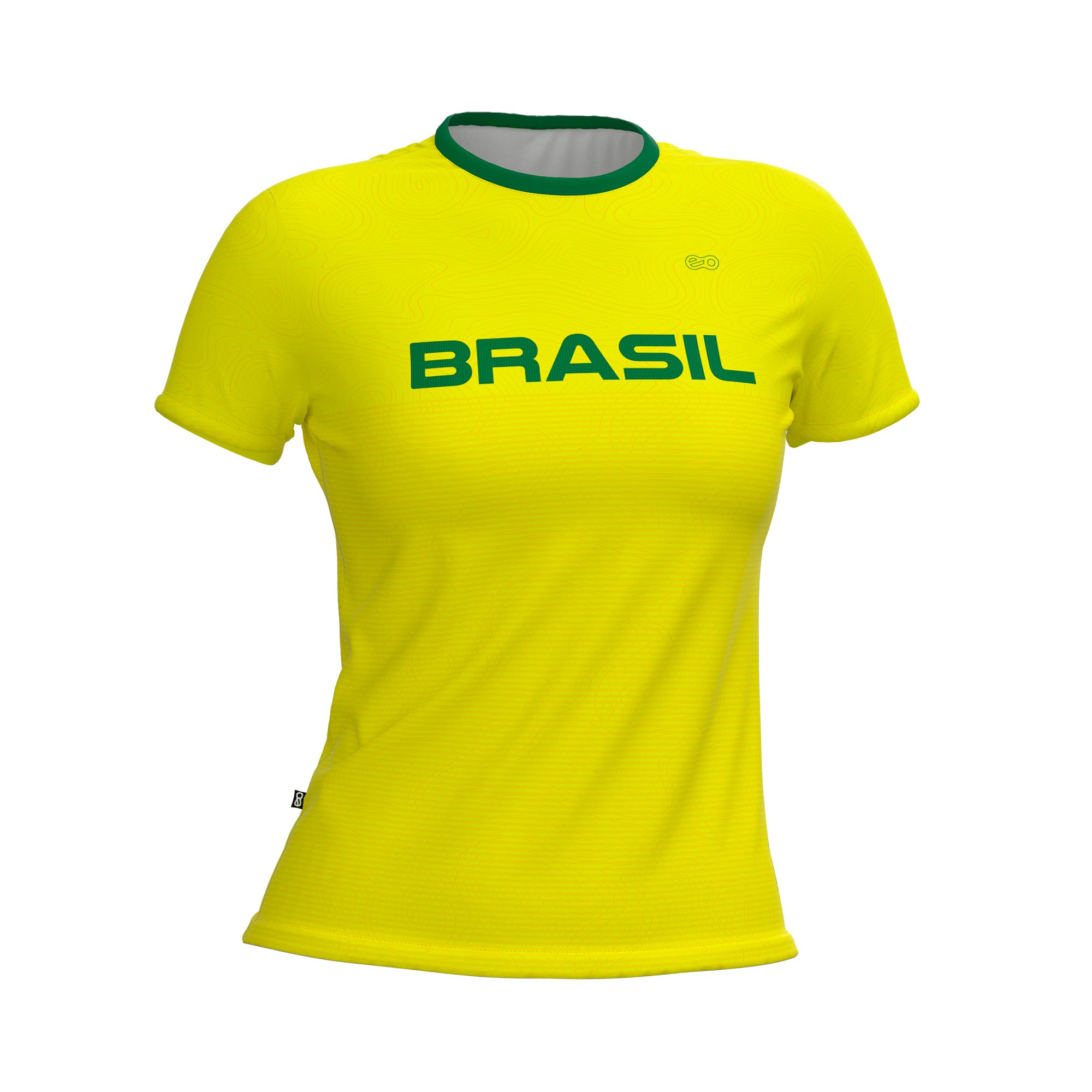 Camiseta Dry Baby Look UV - Brasil