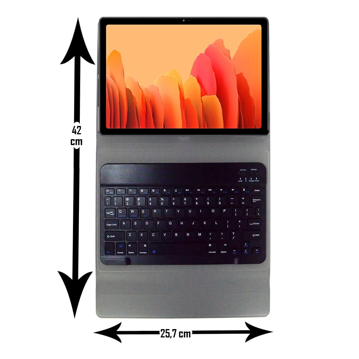 Capa Carteira Executiva (compatível c/ teclado) - Samsung Galaxy Tab A7 2020 - T500 / T505 (Tela 10.4)