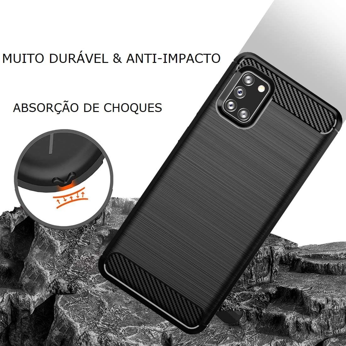 Capa Skudo Rugged - Samsung Galaxy A31 (Tela 6.4)