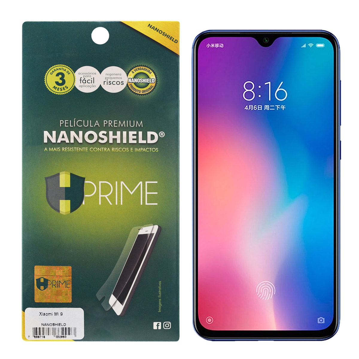 Película Hprime NanoShield - Xiaomi Mi 9 (Tela 6.39)