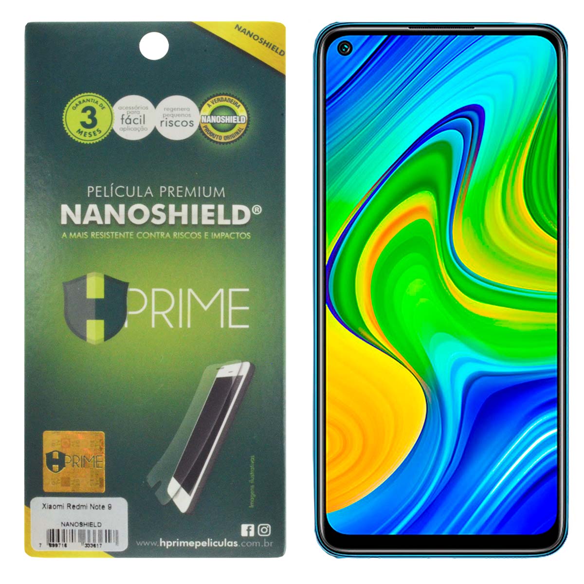 Película Hprime NanoShield - Xiaomi Redmi Note 9 (Tela 6.53)