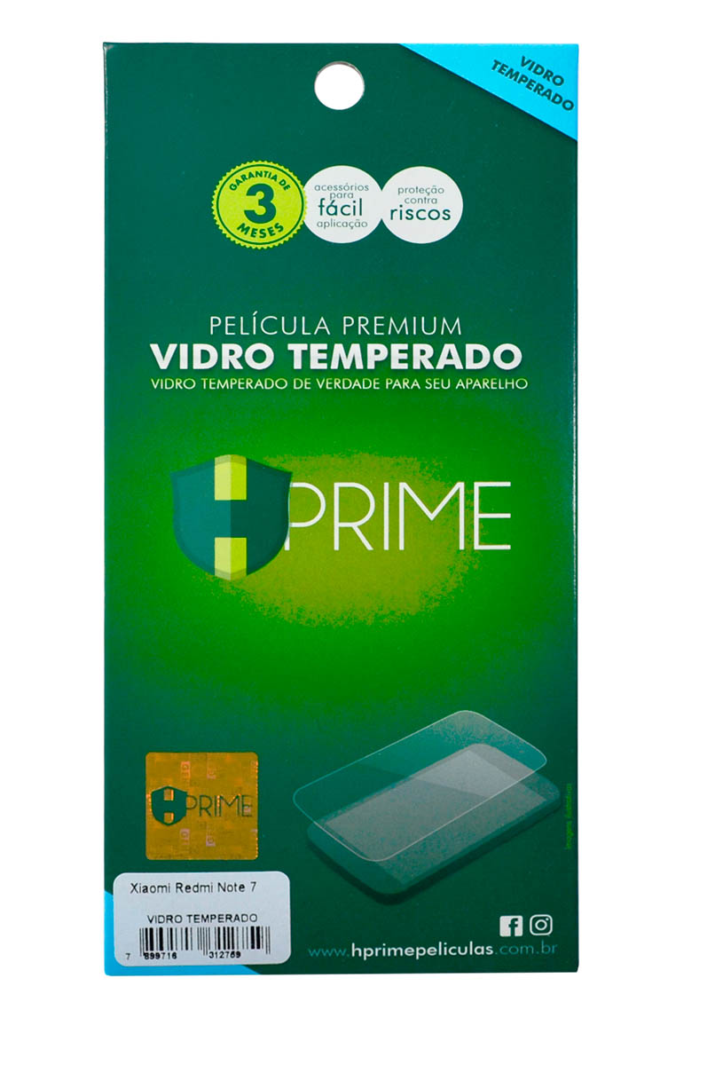 Película Hprime Vidro Temperado - Xiaomi Redmi Note 7 / 7 Pro (Tela 6.3)