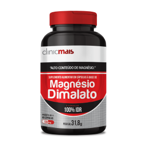 Magnésio Dimalato  - 60 cápsulas - ClinicMais
