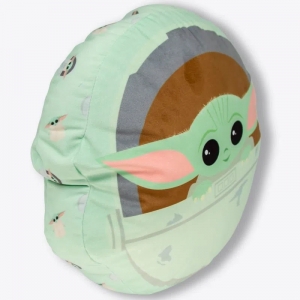 Almofada Formato Nave Baby Yoda - Star Wars