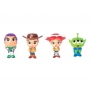 Kit 4 Agarradinhos Woody, Buzz, Jessie e Space Alien - Toy Story