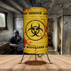 Luminária Barril Biohazard - Risco Biológico