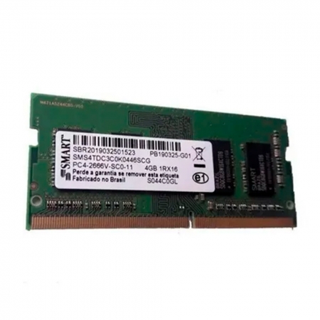 Memória SMART 4GB  2666MHz SODIMM PC4-2666V-SC0-11 
