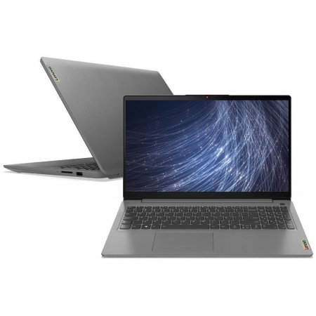 Notebook Lenovo Ideapad 3i Intel Core I3-1115G4 Memória 4GB Ssd 500GB Tela15,6'' Full HD Linux   