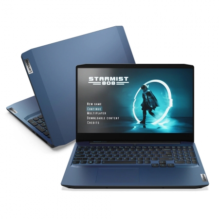 Notebook Lenovo Ideapad Gamer 3i Intel Core I5-10300H Memoria 8GB Ddr4 GTX 1650 4GB Ssd 256Gb Tela 15,6'' HD Linux 