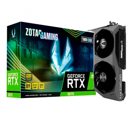 Placa de Vídeo Zotac NVIDIA GeForce RTX 3070 Twin Edge, 8GB GDDR6, LHR - ZT-A30700E-10PLHR