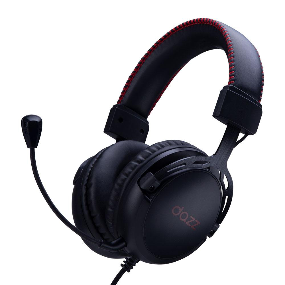 Headset Gamer Dazz HR 5340, Microfone Removível, Drivers 40mm, P2 e P3, Preto