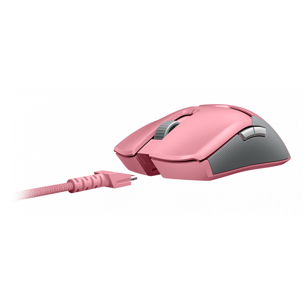 Mouse Sem Fio Gamer Razer Viper Ultimate, Chroma, com Dock, Optical Switch, 8 Botões, 20000DPI, Quartz Pink