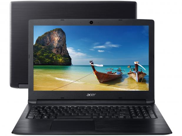 Notebook Acer A315 Core I3 8130u Memoria 20gb Ssd 120gb Tela 15.6" Windows 10 Pro