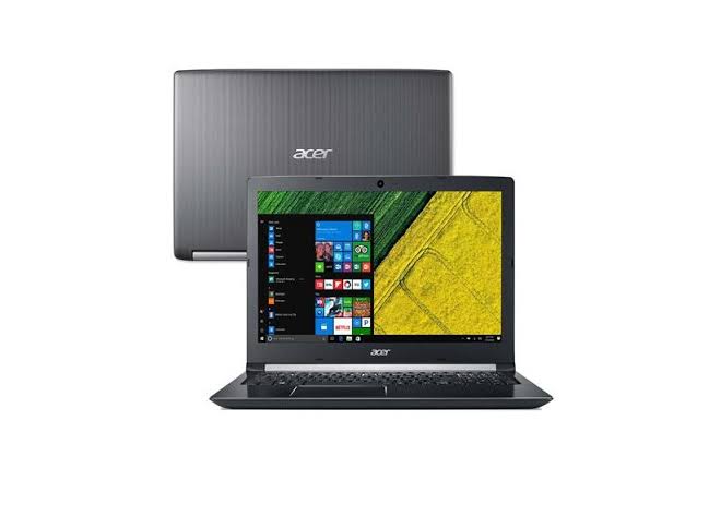 Notebook Acer A315 Core I5 7200u Memoria 4gb Hd 1tb Tela 15.6' Led Lcd Windows 10 Home