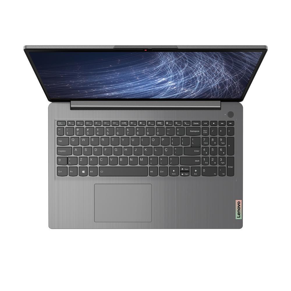 Notebook Lenovo Ideapad 3i Intel Core I3-1115G4 Memória 8GB Ssd 128GB Tela15,6'' Full HD Linux 