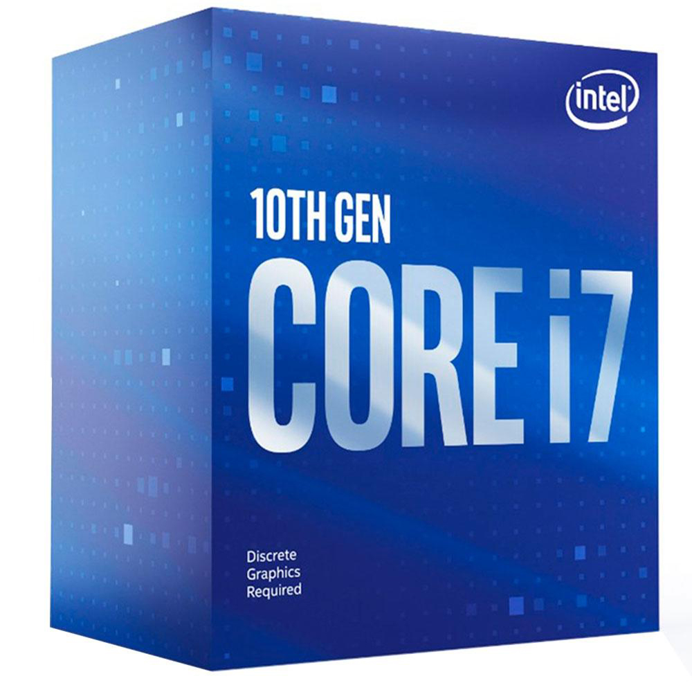 Processador Intel Core I7-10700F, Cache 16mb, 2.9ghz (4.8ghz Max Turbo), Lga 1200 
