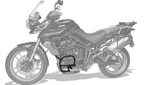 Protetor motor pedaleira Tiger 800 XC XCX XRX XCA