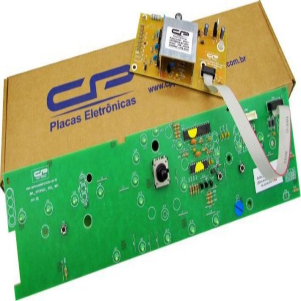 Kit Placa Potência e Interface Compatível com Lavadora Brastemp 326064442 | W10301604 - CP1042