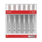 Caneta Brush Pen Ginza PRO kit c/6 cores - Newpen