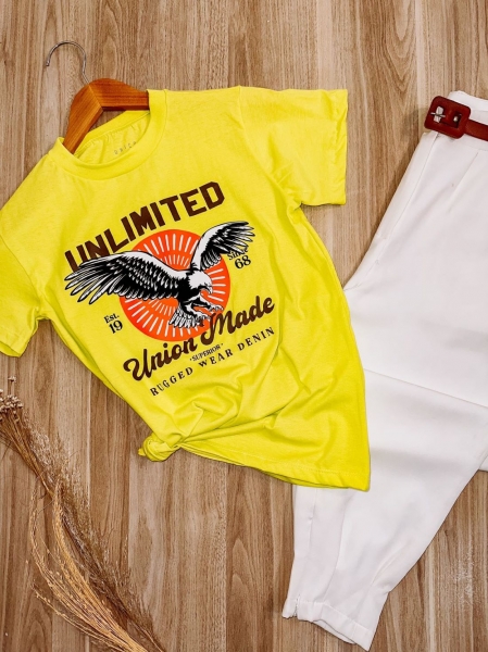 T-shirt Unlimited Union Made Águia
