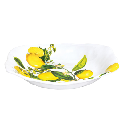 Bowl Melamina Lemon Basil Michel Design Works