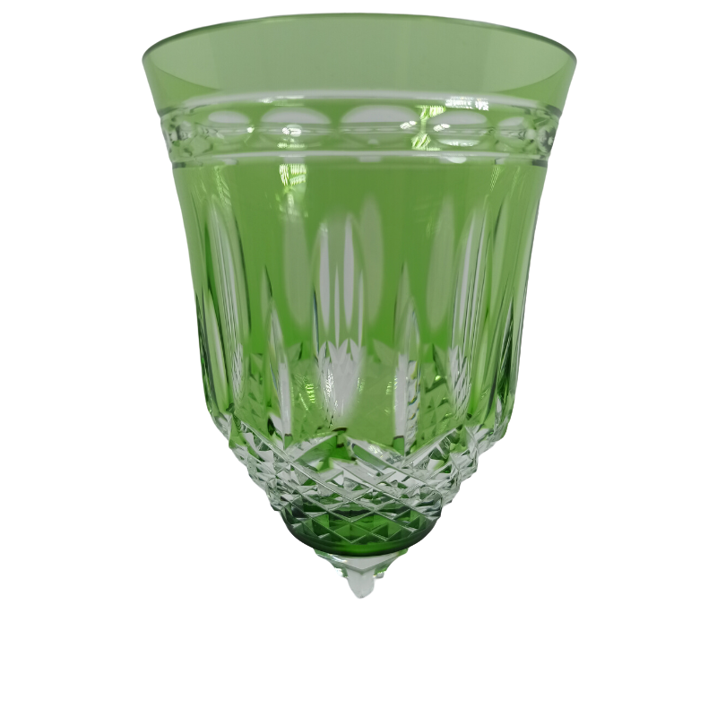 Taça de Cristal para Água Verde Claro Lap 68 Mozart