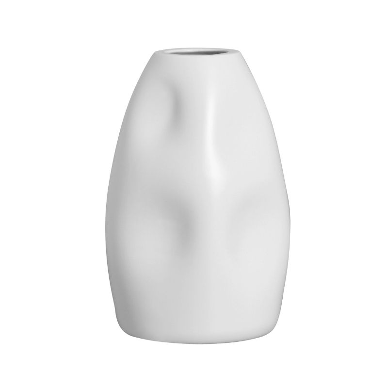 Vaso Branco Fosco Linha 56  - 32,3 cm x 21 cm